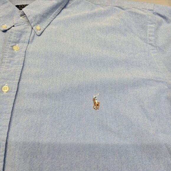 Polo Ralph Lauren Flesh Pony Oxford Long Sleeve Button Down Shirt 4xb‎ Men - Picture 3 of 8